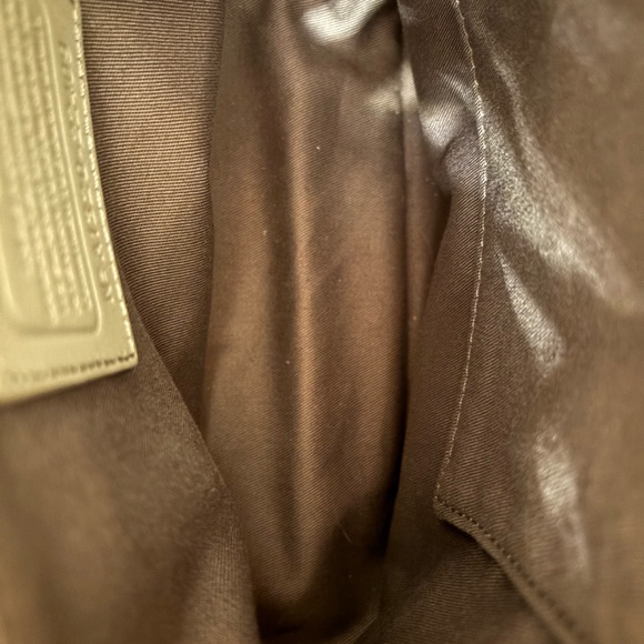 Coach Legacy Willis Archival Crossbody Bag Turn Lock Gray Yellow Handbag - Picture 7 of 8